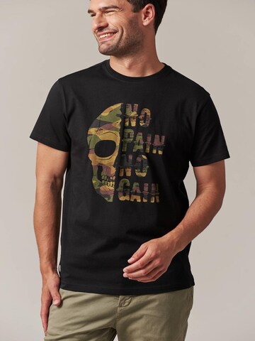 Deeluxe T-Shirt 'Connor' in Schwarz: Vorderseite