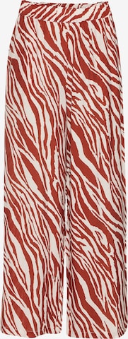 ICHIWide Leg/ Široke nogavice Hlače 'IHYARDEEN' - crvena boja: prednji dio