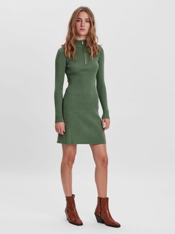 VERO MODA Knitted dress in Green