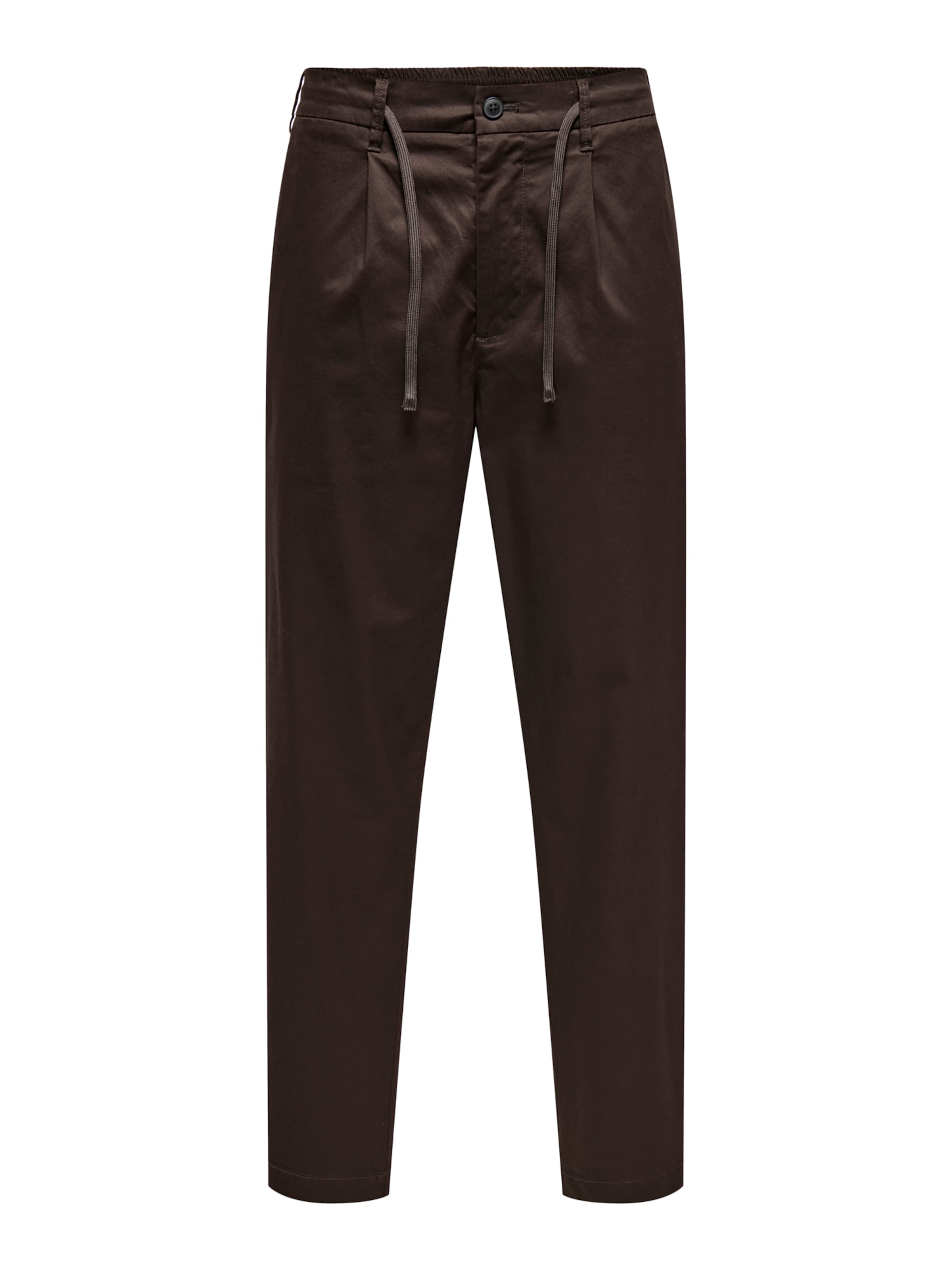 brūns Only &amp; Sons Vaļīgs piegriezums Čino bikses &#x27;ONSCOIL&#x27;: no priekšpuses