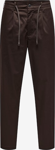 Only & Sons - Pantalón chino 'ONSCOIL' en marrón: frente