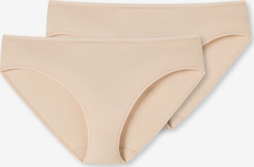 Slip SCHIESSER en beige : devant