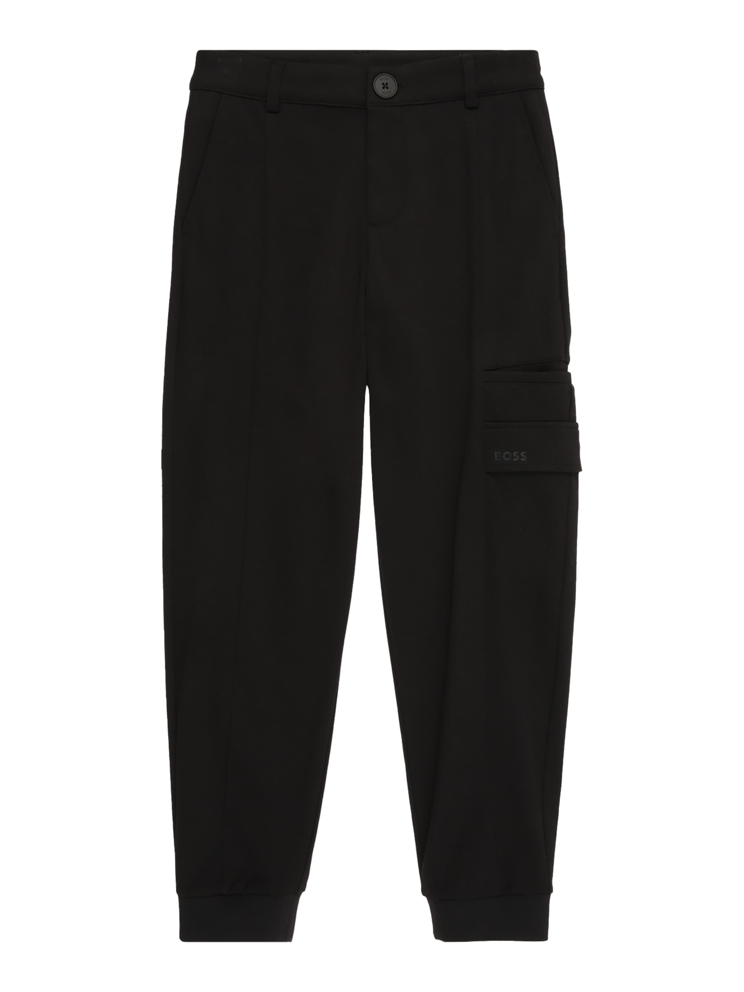 BOSS Tapered Hose in Schwarz: Vorderseite