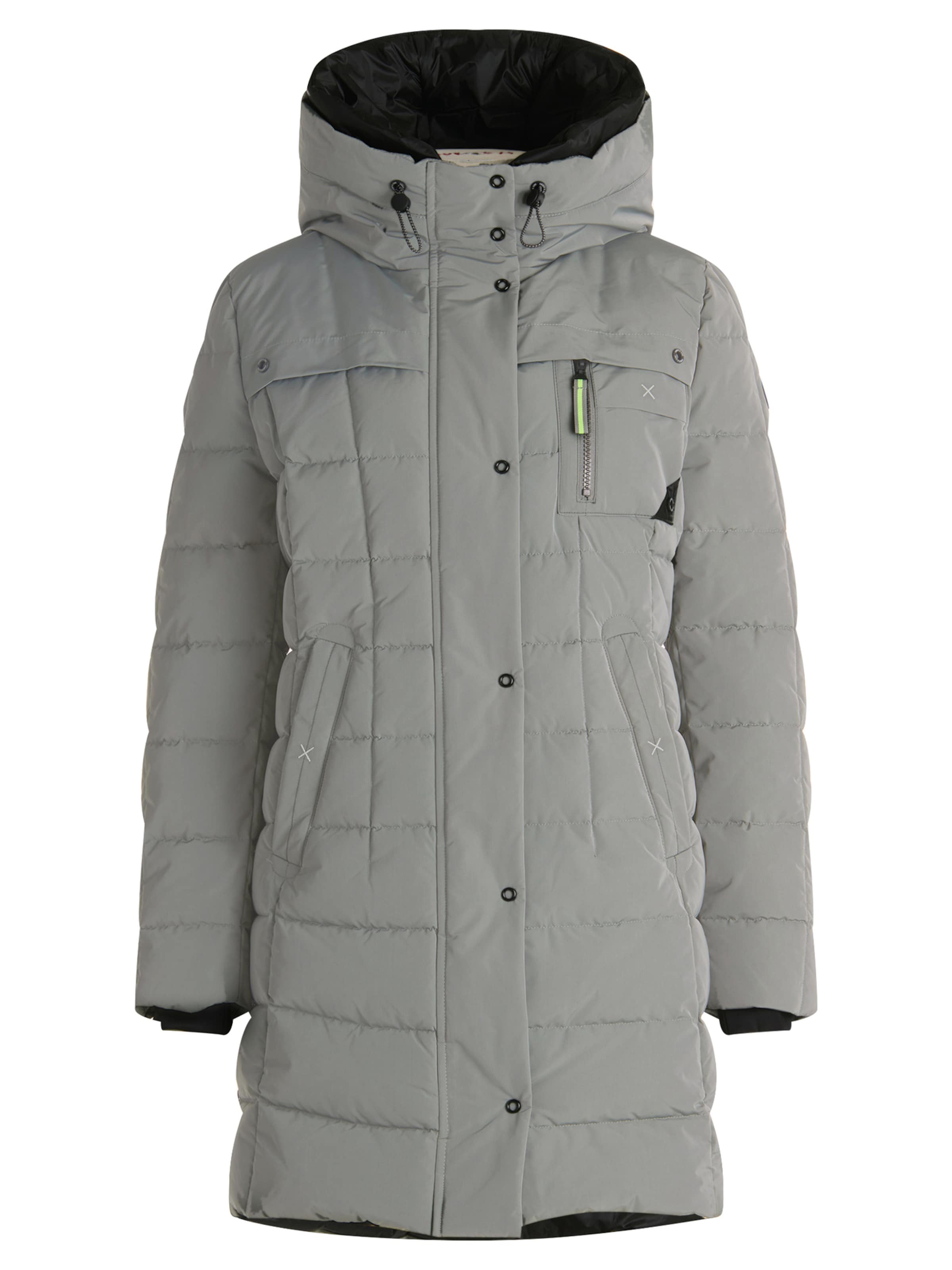 Amber & June Winter coat in Grey: front