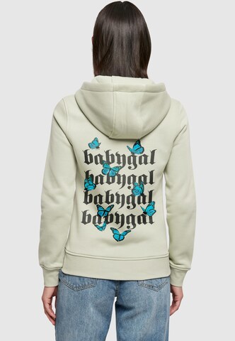Sweat-shirt 'Babygal' Mister Tee en vert : devant