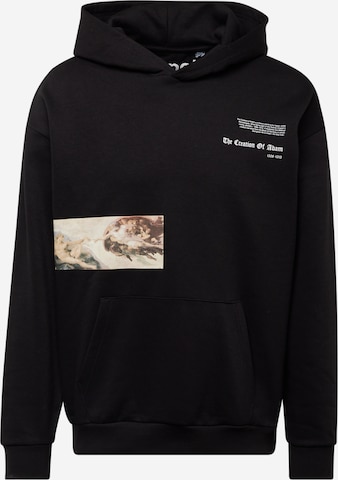 Only & Sons Sweatshirt 'APOH' in Black: front