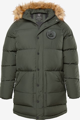 JP1880 Winterparka in Grün: Vorderseite