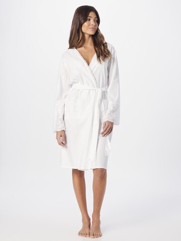 Cyberjammies Dressing Gown 'Saskia' in White: front