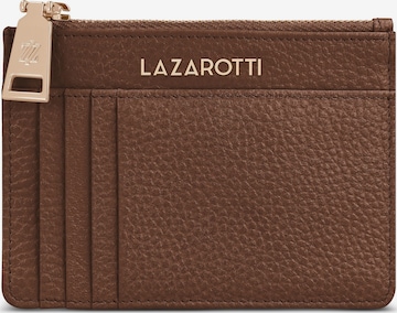 Astuccio 'Bologna' di Lazarotti in marrone: frontale
