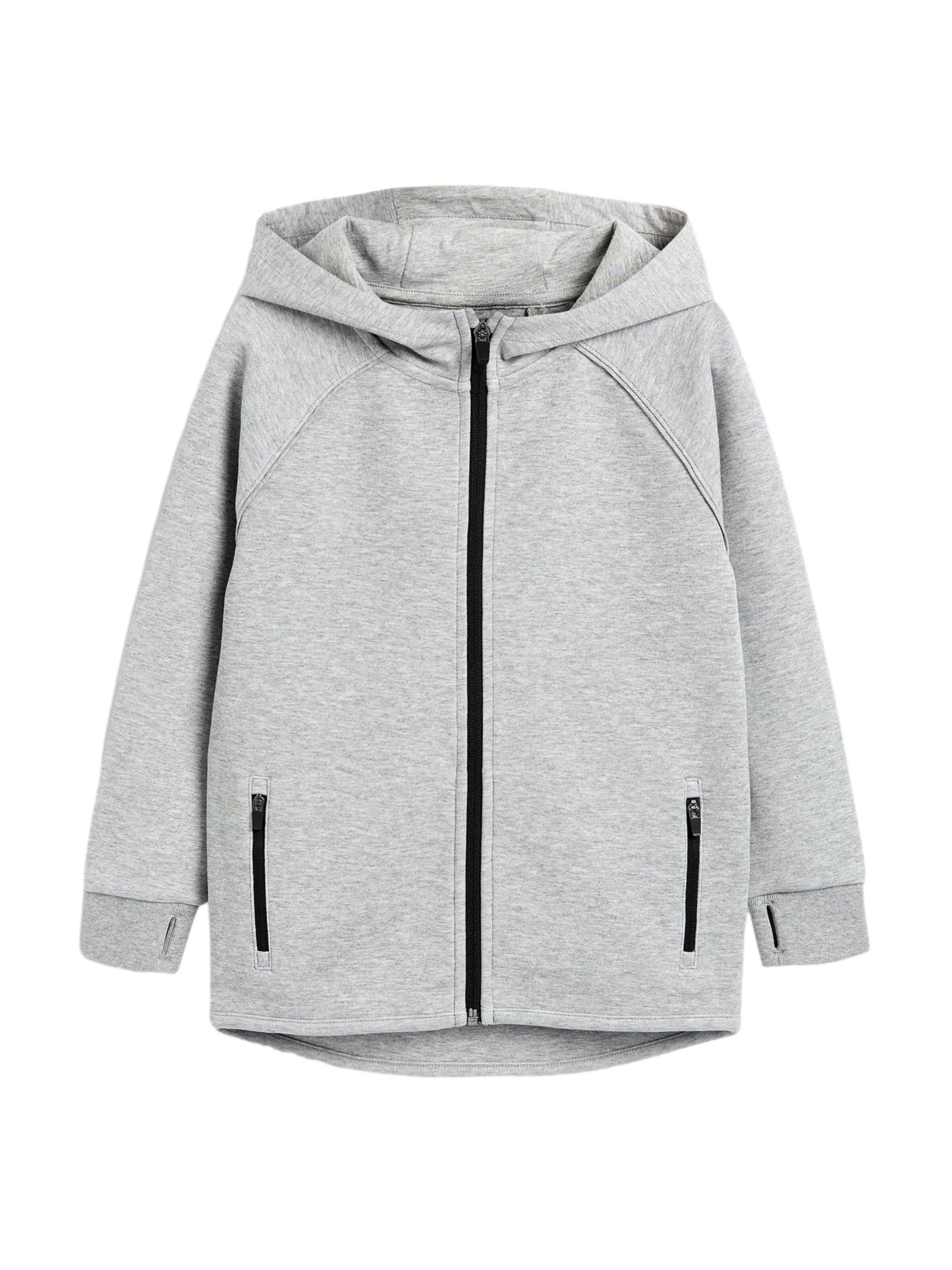 Next Mikina – šedá: přední strana