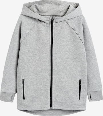 Next - Sudadera con cremallera en gris: frente