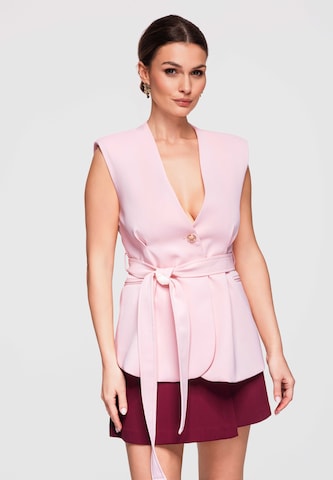 Ombre Weste 'OW-VE-E0001' in Pink: Vorderseite