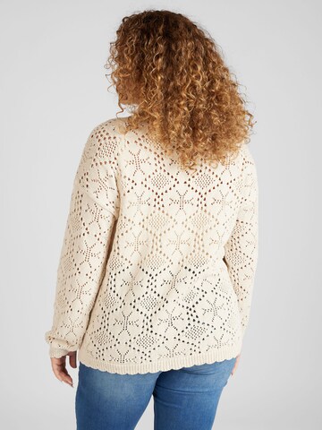 ONLY Carmakoma Pullover 'GAIL' i beige