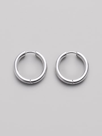 REYTEL Earrings 'THE HOOP M' in Silver
