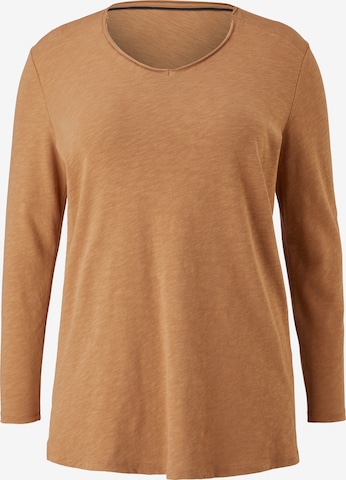 TRIANGLE Shirt in Brown: front