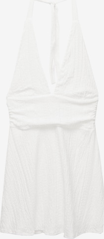 Pull&BearLjetna haljina - bijela boja: prednji dio