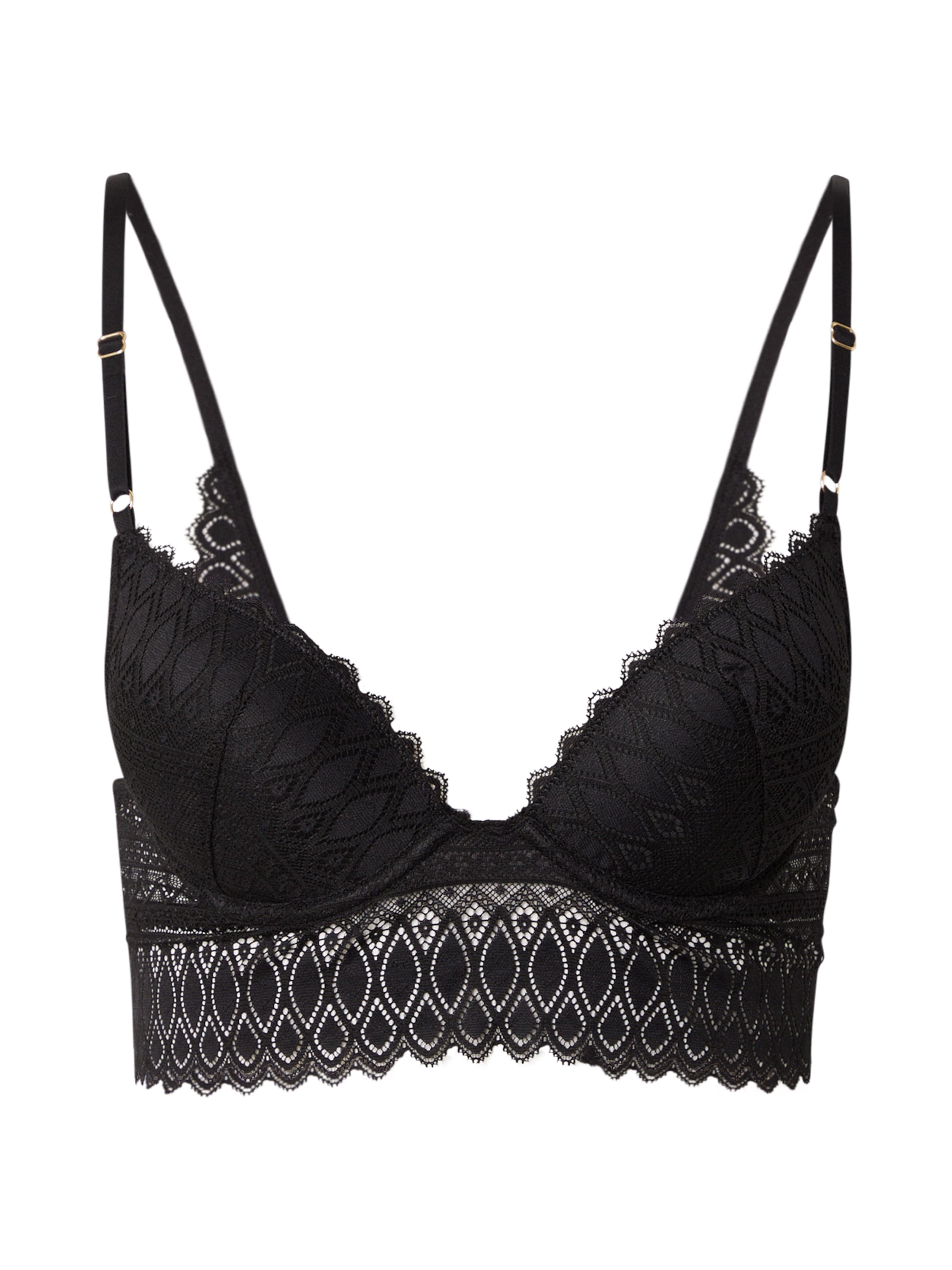 ETAM Korzet Podprsenka 'GRAVURE' - Čierna: predná strana