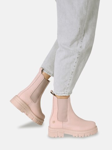 Apple of Eden Chelsea Boots 'CONNY' in Pink: predná strana