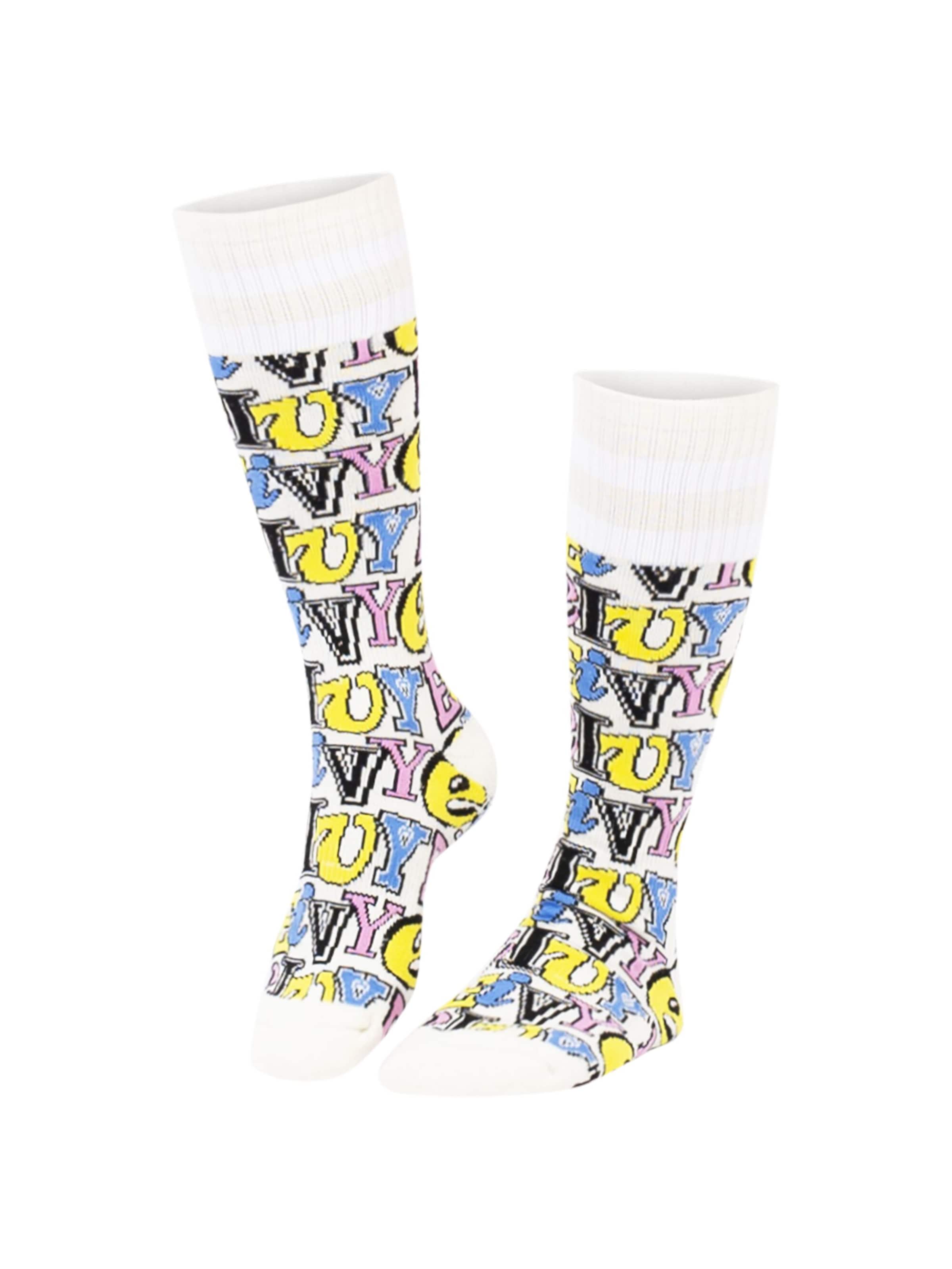 Eivy Socken in Weiß: Vorderseite