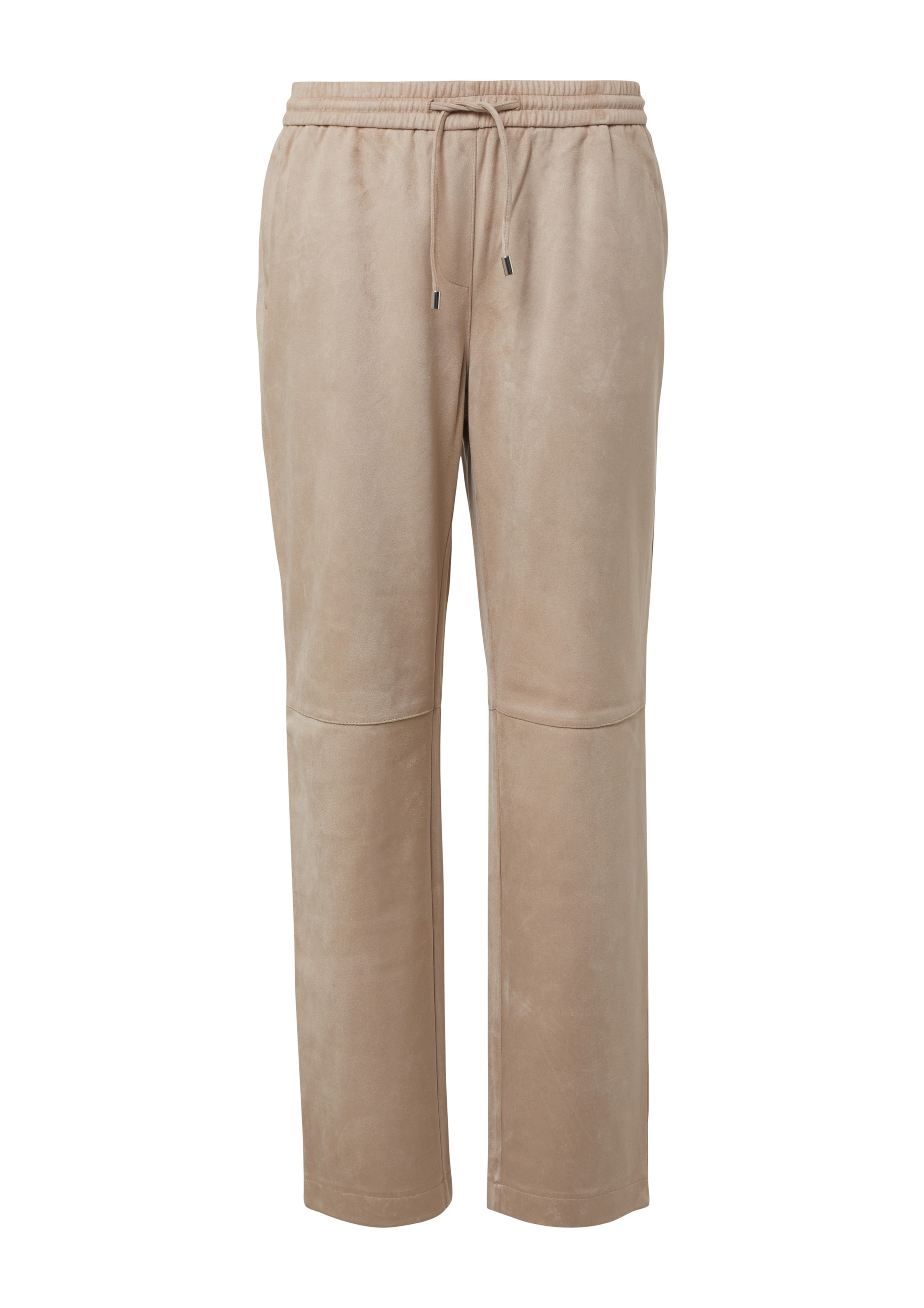 Loosefit Pantalon COMMA en beige : devant