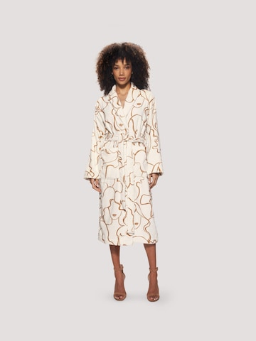 Moeks Amsterdam Badjas lang  'The Moeks Robe' in Geel