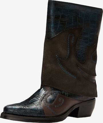 FELMINI Cowboy Boots 'CRETA ' in Brown: front