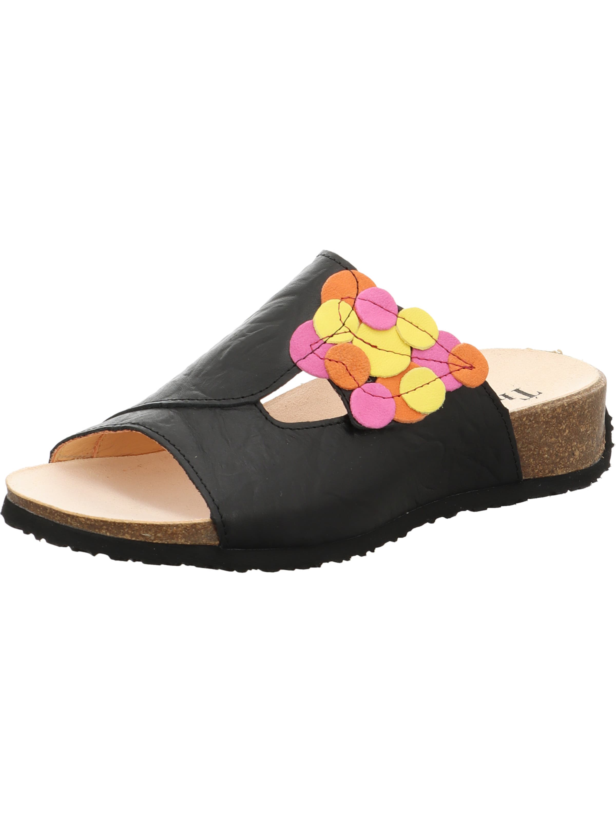 THINK! Mules 'Mizzi' in Black: front