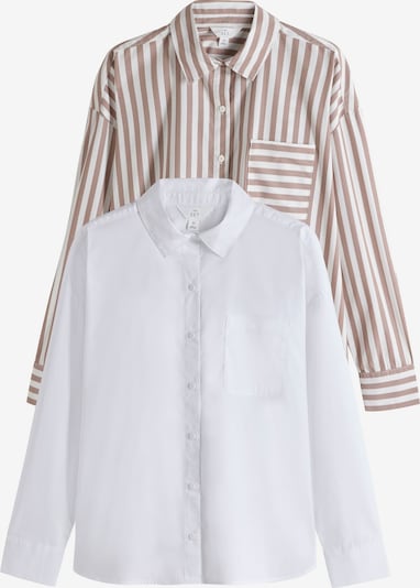 The Set Bluza u tamno bež / bijela, Pregled proizvoda