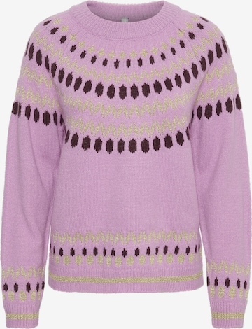 CULTURE Pullover 'Thurid' i pink: forside