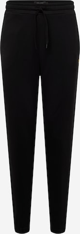 Lyle & Scott Tapered Broek in Zwart: voorkant