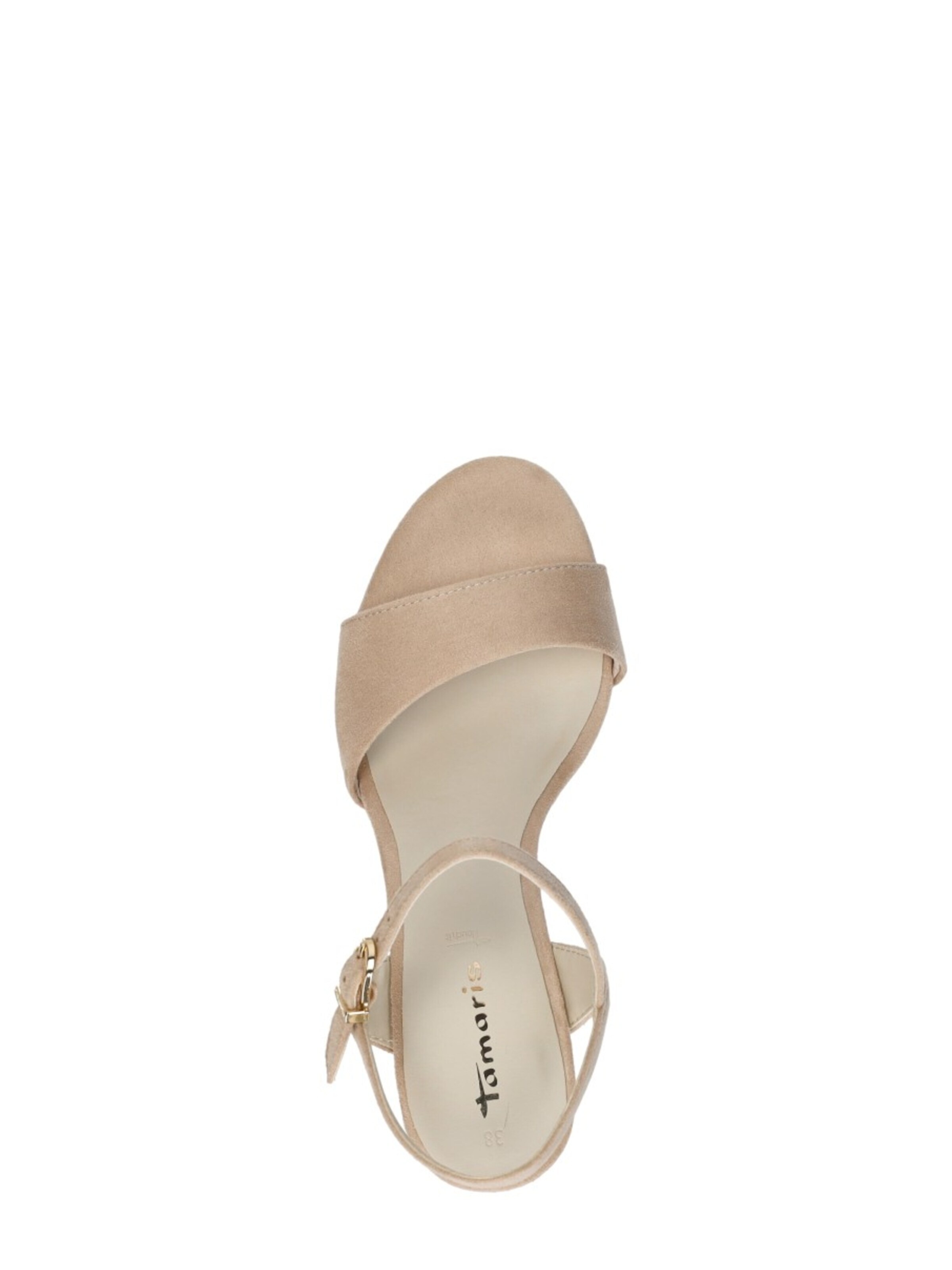 Tamaris Sandalen met riem 'Sandalen Hak' in Beige