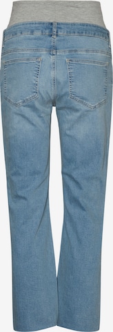 MAMALICIOUS Flared Jeans 'Bion' in Blau