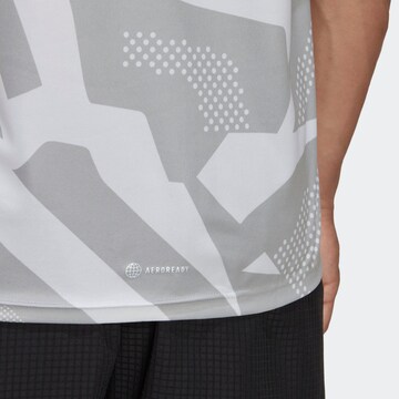 ADIDAS PERFORMANCE Performance Shirt 'Own The Run Seasonal' in Grey