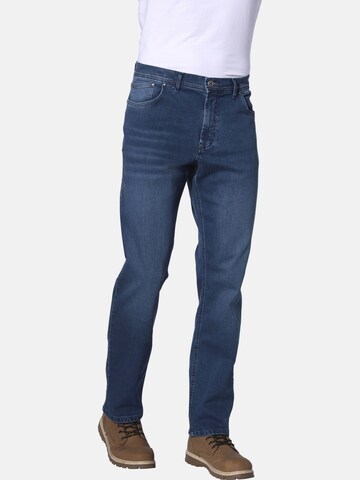 Jan Vanderstorm Regular Jeans ' Jaame ' in Blauw: voorkant
