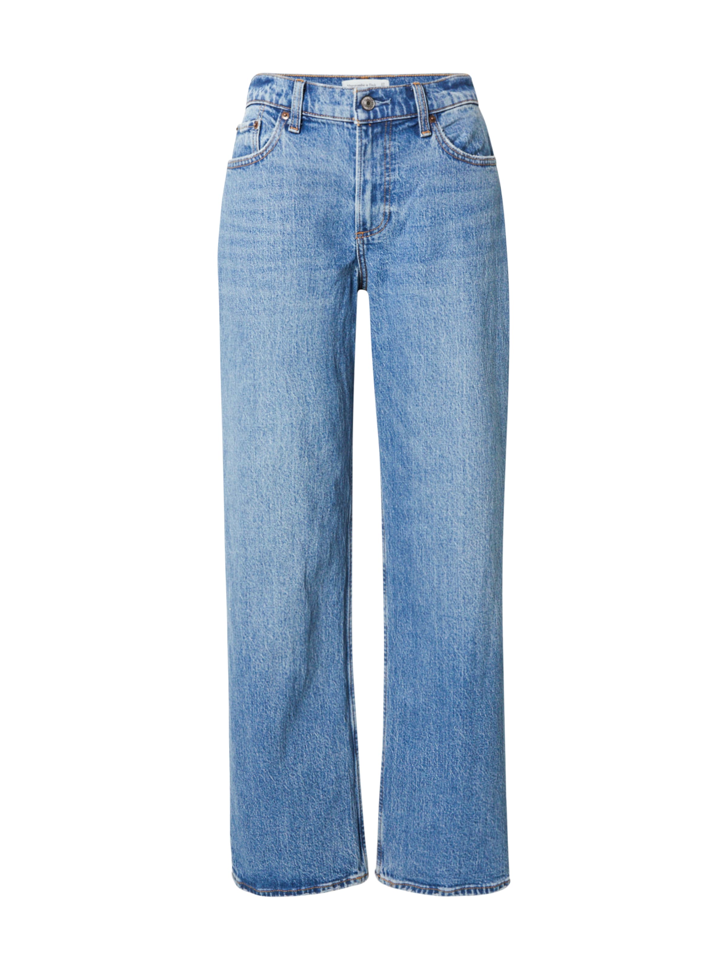 Abercrombie & Fitch regular Jeans i blå: forside