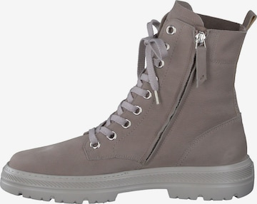 Paul Green Lace-Up Ankle Boots in Grey