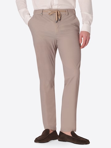 Distretto12 - regular Pantalón plisado 'T. SEQUOIA' en beige: frente