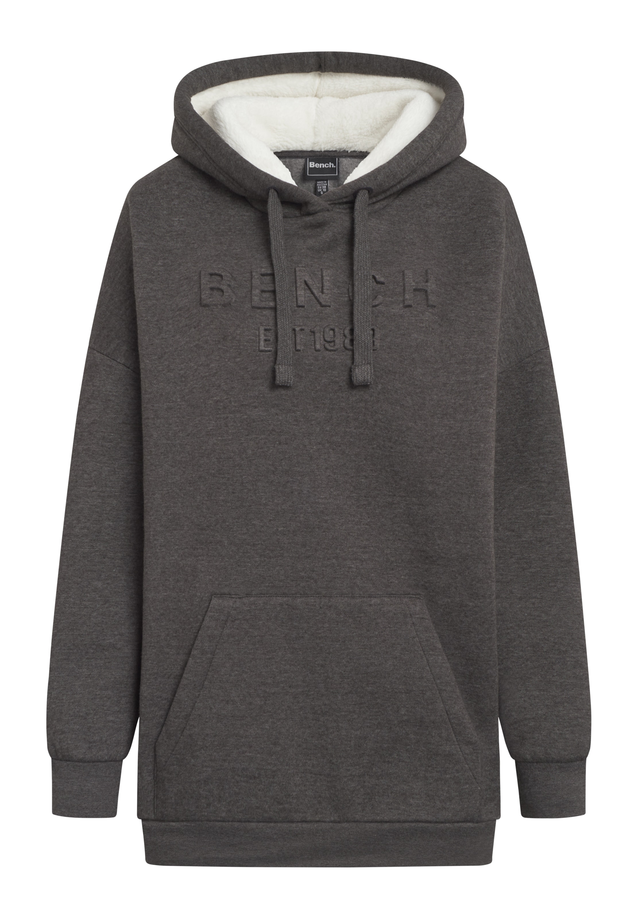 BENCH Sweatshirt in Braun: Vorderseite