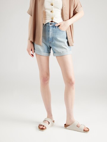 TOPSHOP Regular Shorts in Blau: predná strana