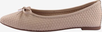 D.MoRo Shoes Ballet Flats 'Texflor' in Beige