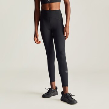ADIDAS BY STELLA MCCARTNEY Skinny Sporthose 'TrueStrength' in Schwarz: Vorderseite