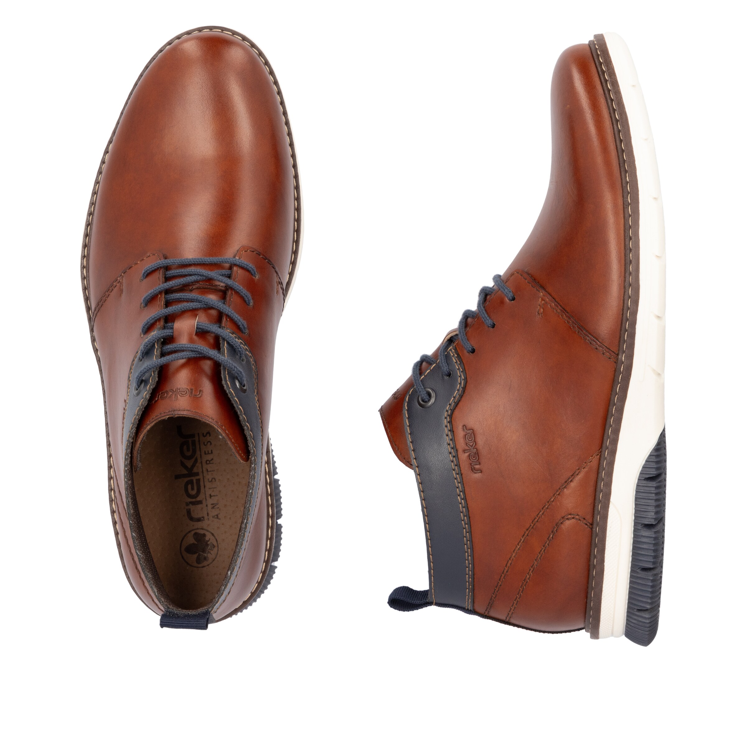 Rieker Schnürboots '14417' in Braun