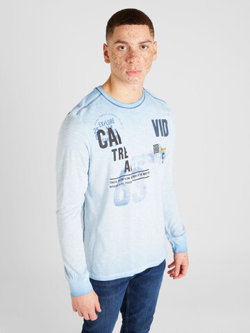 CAMP DAVID Shirt in Blauw: voorkant