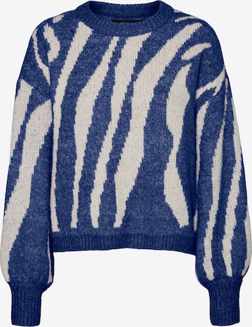 VERO MODA Sweater 'Belle' in Blue: front