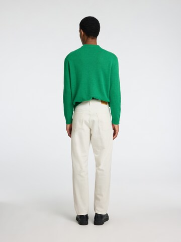 SELECTED HOMMEregular Traperice - bijela boja