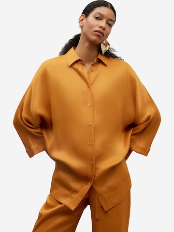Camicia da donna di Adolfo Dominguez in arancione: frontale