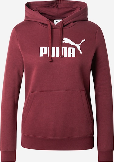 Sportinio tipo megztinis 'Ess No. 1' iš PUMA, spalva – skaisti avietinė ar rubino spalva / balta, Prekių apžvalga