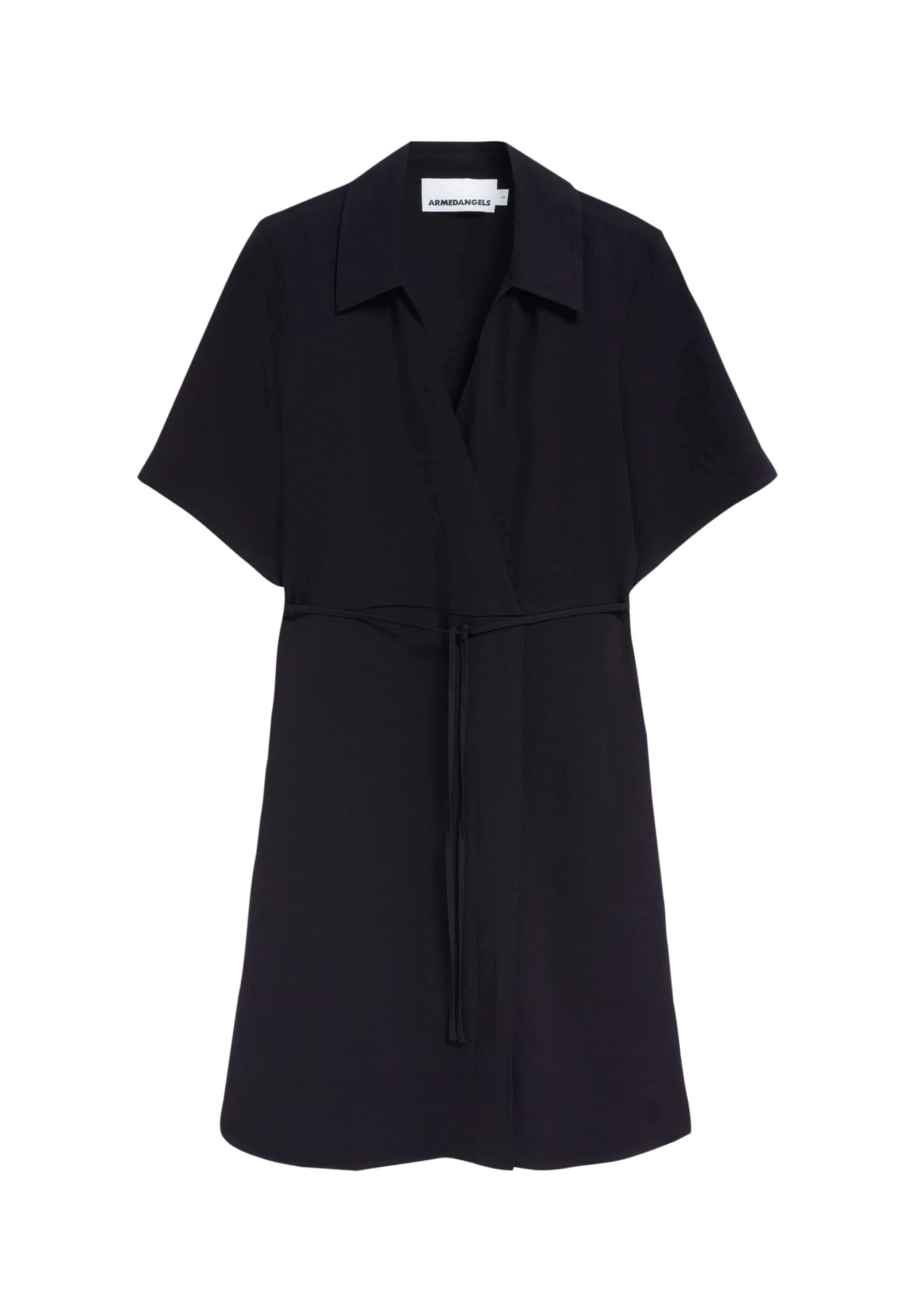 Robe ARMEDANGELS en noir : devant
