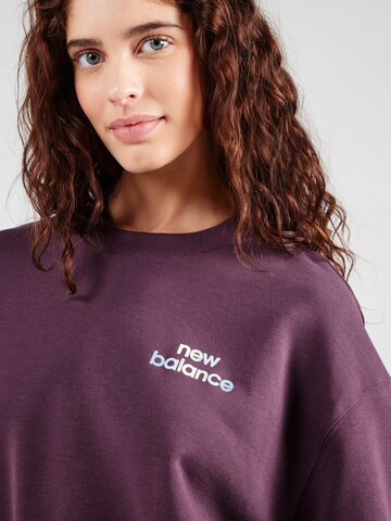 new balance Sweatshirt in Lila