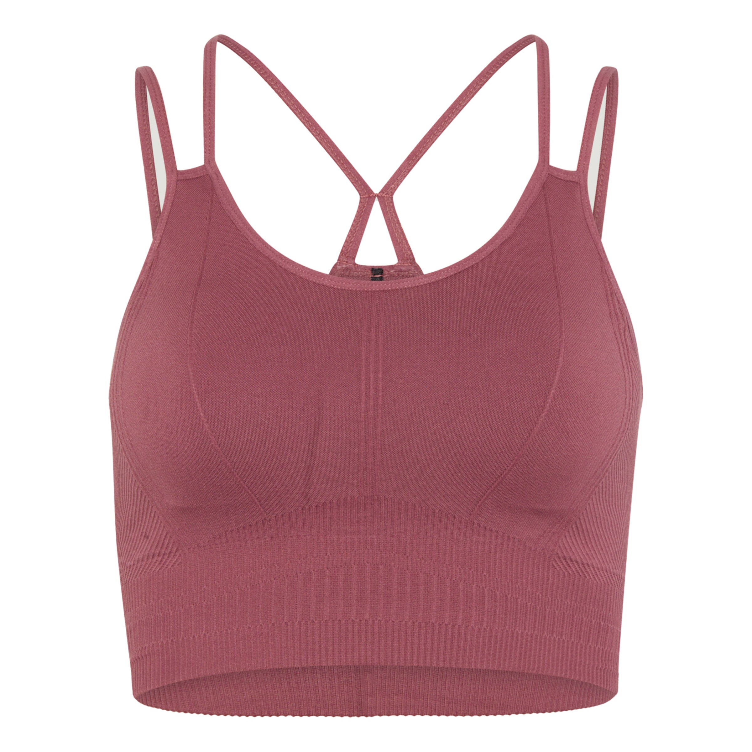 Bustier Haut de sport 'Kamay' Born Living Yoga en rose : devant